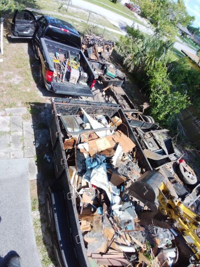 Junk and debris removal after demolition for Sanford Renovation - Seminole County FL locations
