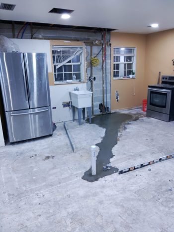 flooring removal, concrete cutting and repair services for utility trenching by ABV debris removal llc